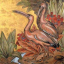 Gaston SUISSE (1896-1988) - Les ibis roses. Vers 1935.